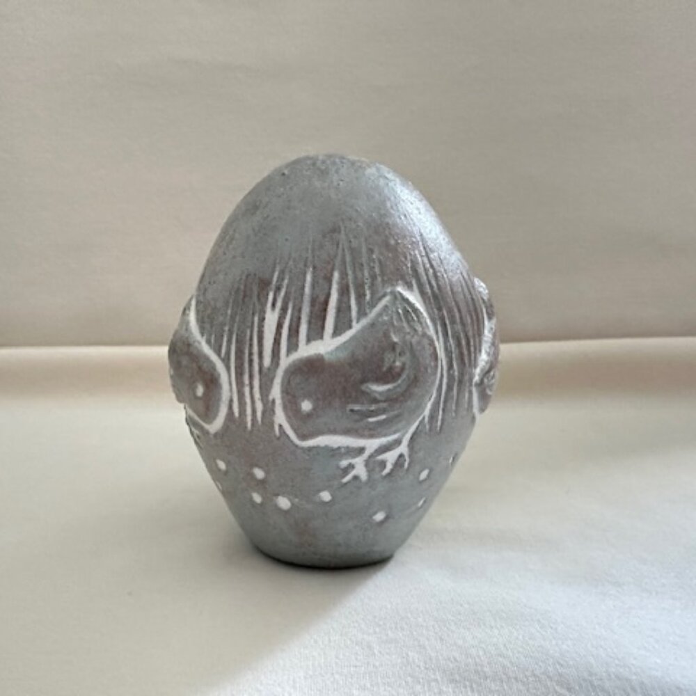Vintage 1994 Isabel Bloom Chick Egg Sculpture